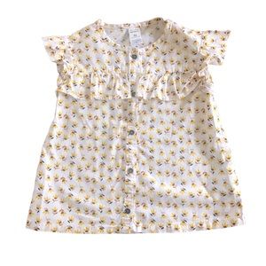 3/$15 Carter’s Cotton Ruffle flower Button Down